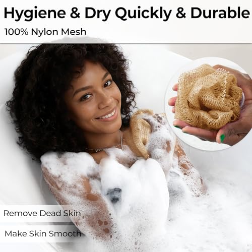 African Exfoliating Net Sponge - 3 Pack Body Scrubber