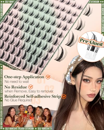 Self Adhesive Lash Clusters - Anime Manga Wispy 10-16mm