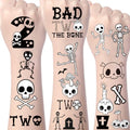Bad Two the Bone Temporary Tattoos - 200+ Skull Stickers