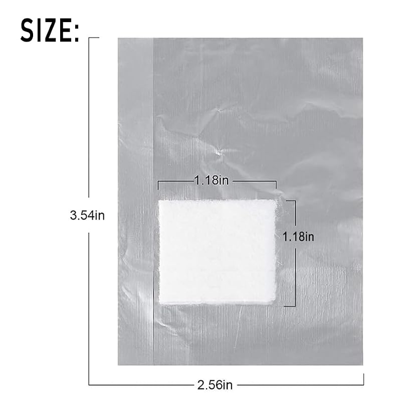 400 Pcs Gel Nail Polish Remover Foil Wraps with Lint-Free Cotton Pads