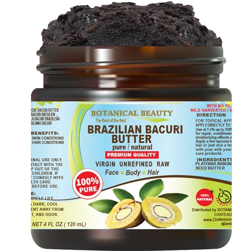 Botanical Beauty Bacuri Butter - 100% Pure Unrefined Skin Moisturizer 4 Fl Oz