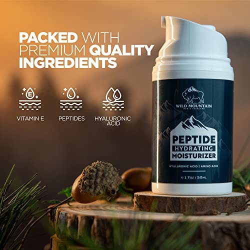 Peptide Moisturizer for Men - Mens Face Moisturizer - Face Moisturizer for Men - Mens Moisturizer - Mens Facial Moisturizer - Mens Face Lotion - Facial Moisturizer for Men