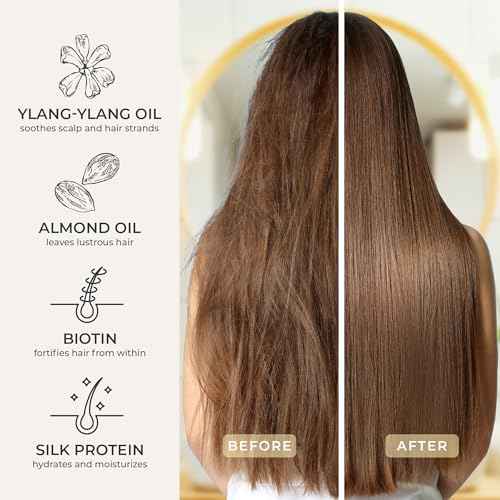 CIBU Repair + Protect Shampoo and Conditioner Set - Safe for Color-Treated Hair, Paraben Free, and Sulfate Free Shampoo and Conditioner for Women - Restores Damaged Hair and Protects From Breakage