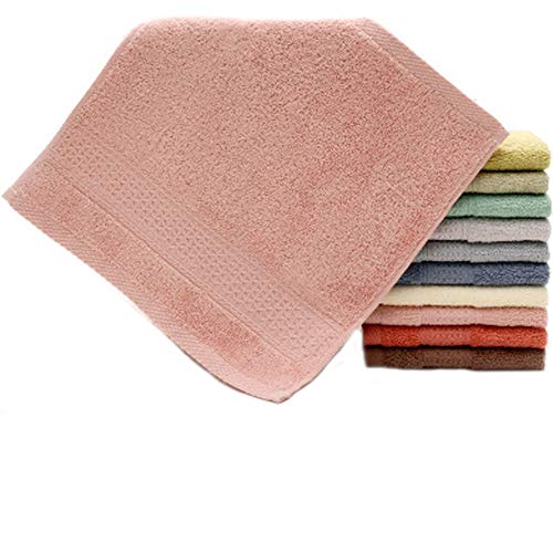 12-Pack Face Towels,Multi-Color Soft Washcloth 35 * 35cm (1)