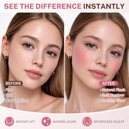 UCANBE Blush & Bronzer Stick - 2-in-1 Cream Makeup (Peach Juice)