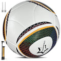 Size 5 Soccer Ball with Pump - Waterproof PU Leather
