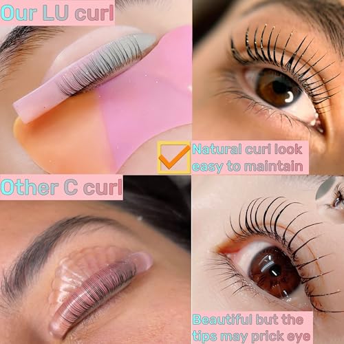 ICONSIAM Lash Lift Shields 8 Sizes LU Curl Silicone Pads