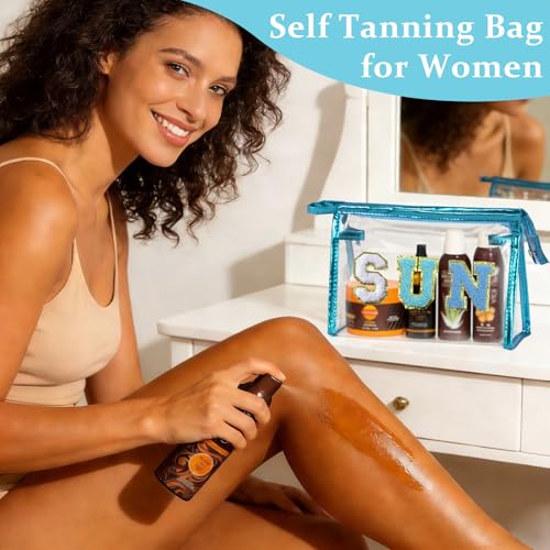 COSHAYSOO Clear Sunscreen & Makeup Travel Pouch