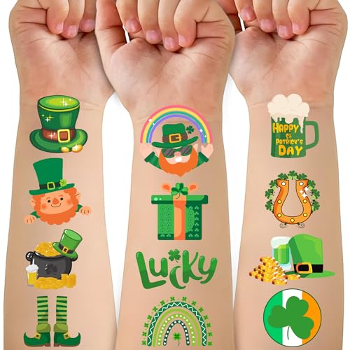 50 Pc St Patrick's Day Temporary Tattoos for Kids