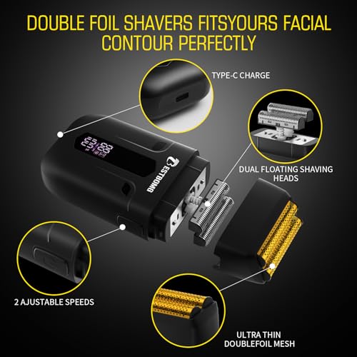 BESTBOMG Professional Hair Clippers & Trimmer Set BS-808A