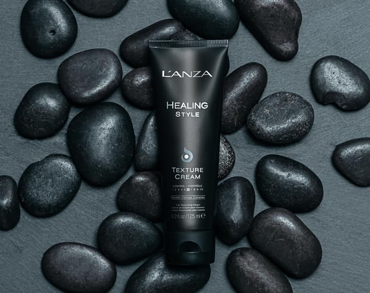 L'ANZA Healing Style Texture Cream with Medium Hold Effect, Nourishes and Refreshes the Hair, Controls Tangling and Protects from Heat and UV Rays (4.2 Fl Oz)