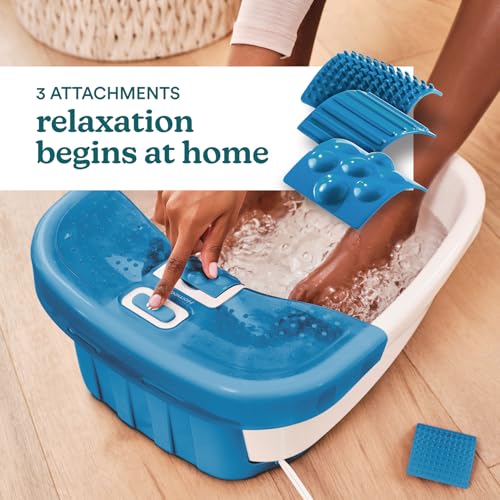 HoMedics Bubble Bliss Deluxe Foot Spa with Heat & Massage