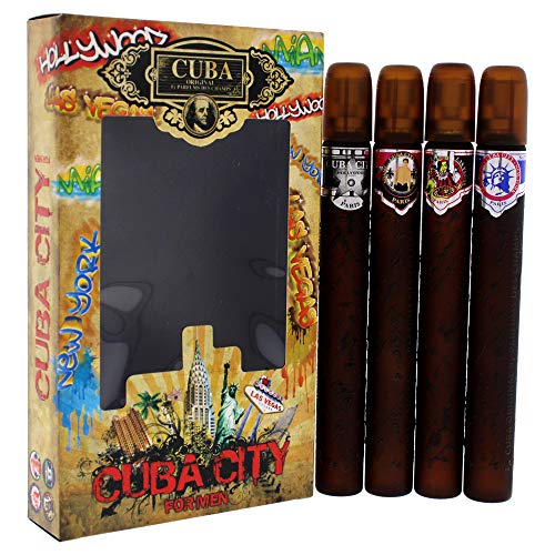 Cuba City 4-Piece Cologne Set for Men