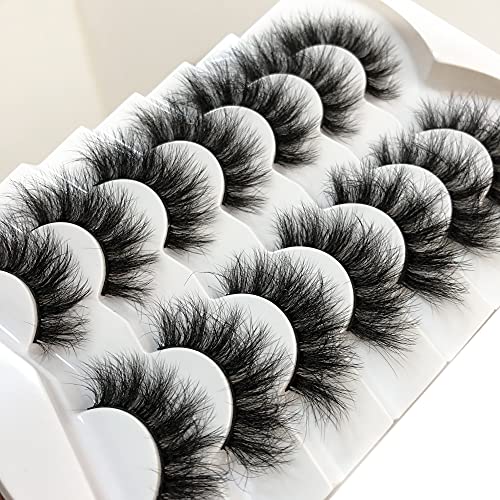 Cat-Eye 8D Faux Mink Lashes 18MM - 7 Pairs Pack