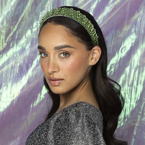 Wicked 2 Pearl Elphaba Poppy Green Headband - hair accessories for women and girls - gifts for her -Scunci by Conair
