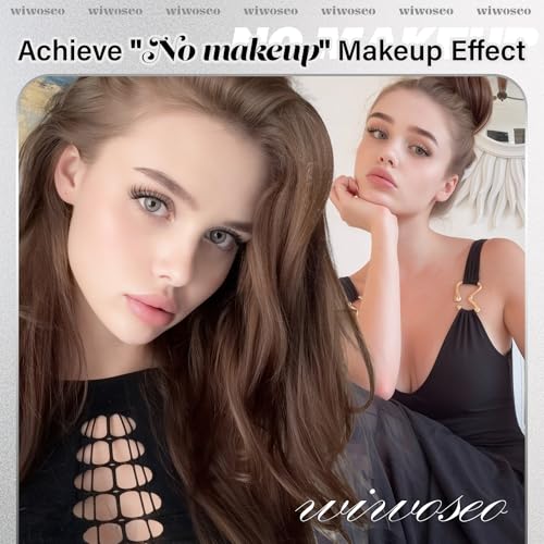 wiwoseo Flaunt Short Lash Clusters Wispy Lash Clusters Kit 8-14MM Venus Eyelash Clusters Eyelash Extensions Kit C Curly Individual Lashes Extension Kit Natural Eyelashes Clusters for Daily Makeup