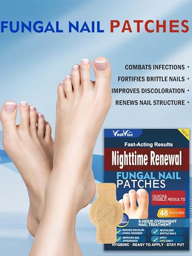 Extra Strength Overnight Nail Repair Patches for Damaged Nails - 48 Pack