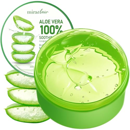 MIRACLAIR Pure Aloe Vera Gel 10.1 Fl Oz | Face, Body & Hair