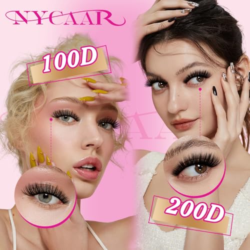 NYCAAR 3D Fluffy Lash Clusters Kit 200D - DIY Eyelash Extensions