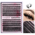 Cluster Lashes 280 pcs D Volume Eyelash Extensions 9-16mm