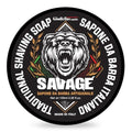 The Goodfellas' Smile, SAVAGE (Bergamot & Lemon), Luxury Italian Shaving Soap, Formulated for Use with A Shaving Brush, Made in Italy