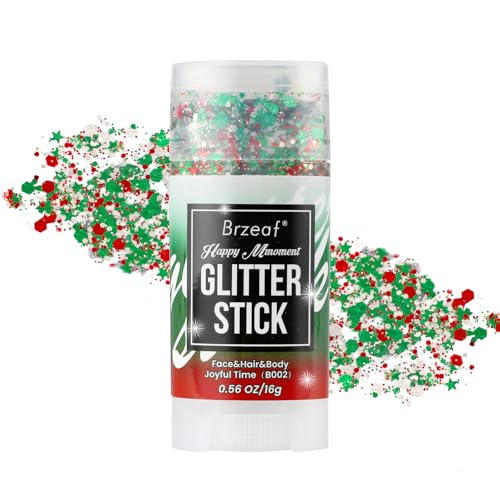 Brzeaf Body Glitter Stick - Long-Lasting Rave & Festival Makeup