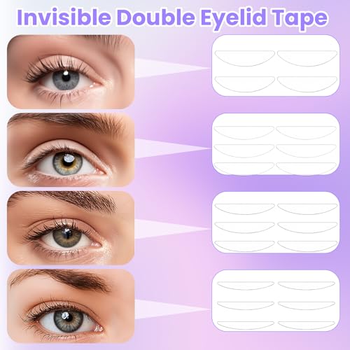 480PCS Double Eyelid Tape Set - Invisible, Waterproof Lifter Strips