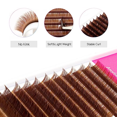 TDANCE Colorful Lash Extensions Mixed 8-15mm D Curl Tray