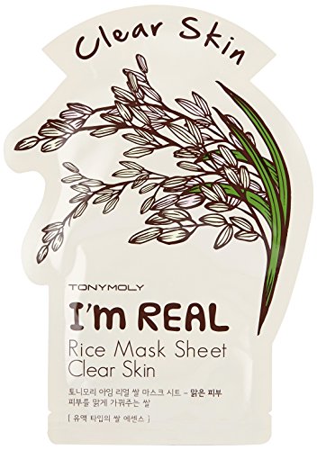 TONYMOLY Rice Sheet Mask, 10 Count - Hydrating Skin Treatment