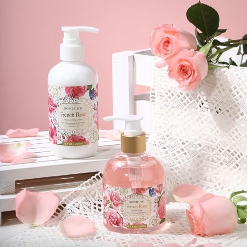 ROMIIE ZOI Liquid Hand Soap with Gift Box - French Rose - 260ml/ 8.7 fl.oz