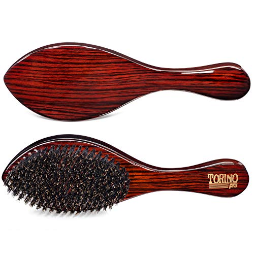 Torino Pro Medium Curve Wave Brush By Brush King - #1710 - Firmest medium out of all mediums - 360 Curved Medium - Great for Wolfing and connections - For 360 Waves