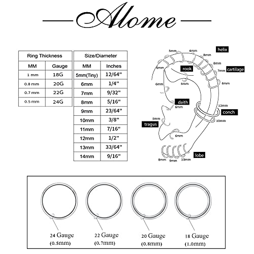 Two Silver Hoop Earrings - 925 Sterling Silver Hoop Earrings For Women 20 gauge lobe earring (Silver, 12mm 20 gauge / 1 pair)