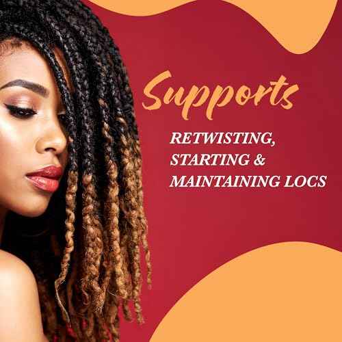 Hairplexx Glow Loc & Twist Gel ? Supreme Hold for Locs, Retwists & Twists ? Deep Moisture and Scalp Nourishment ? With Shea Butter, Biotin & Castor Oil (5.07 fl oz, Shea Butter)