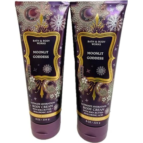 Bath & Body Works Women's Moonlit Goddess Ultimate Hydration Body Cream 8 Ounces Pack of 2