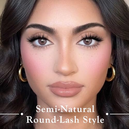 14 Pairs Reusable Faux Mink Lashes - Natural Wispy Strip Lashes