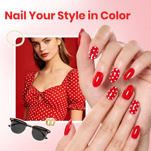 Beetles Little Chili Red Nail Polish - Quick Dry, High Gloss, Long-Lasting