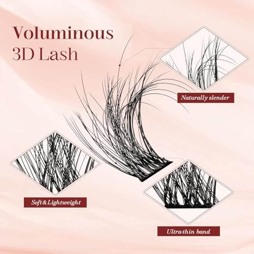 Lash Extension Clusters 10-16mm DIY Individual Eyelashes Mixed