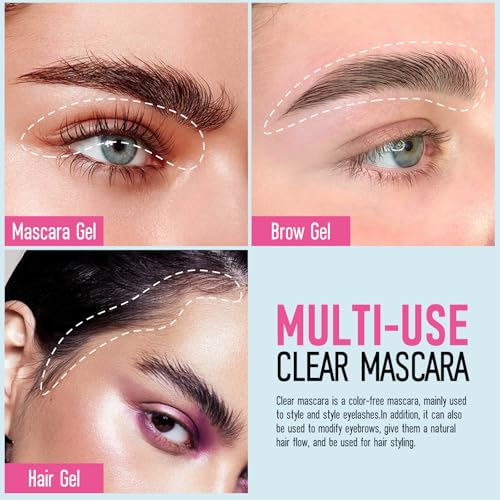 KYDA Clear Mascara Primer for Eyelashes and Eyebrows, Hydrating, Thin and lightweight, Natural Lash Conditioning Primer- Vegan, Cruelty-Free