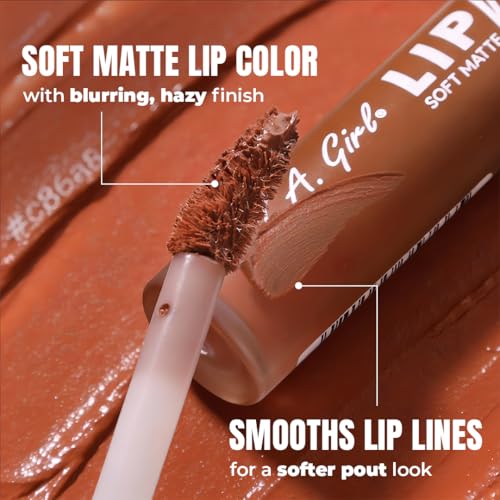 L.A. Girl Lip Haze Soft Matte Lip Color, Single GLC769