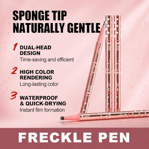 2-in-1 Freckle Pen & Stamp Kit - Water-Resistant Beauty Marks