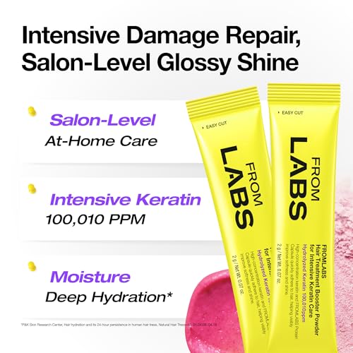 Keratin Treatment Booster Powder for Hair Repair & Deep Conditioning