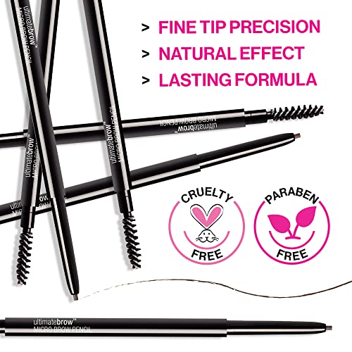 Wet n Wild Ultimate Brow Micro Eyebrow Pencil Dark Brown Micro Tip - Pack of 1