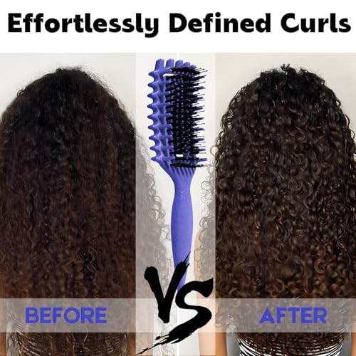 Curl Defining Brush for Detangling & Shaping Curly Hair