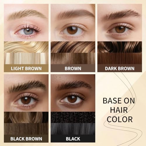 Microblading Eyebrow Pencil Waterproof 2-in-1 Dual-Ended Brow Pen