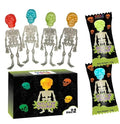 Skeleton Lollipops - 24 Individually Wrapped Halloween Candy