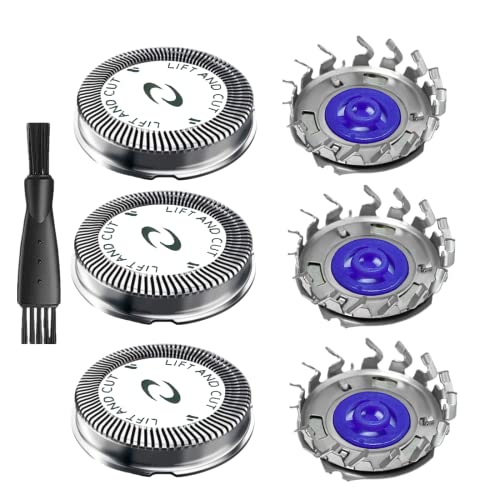 HQ56 Replacement Shaver Heads for HQ3 HQ4 HQ55 HQ56 HQ6,Replacement Shaver Head Compatible with Philips Norelco HQ300 HQ442 HQ916 HS190 HQ6990 Electric Shavers etc.