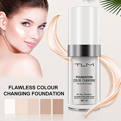 Colour Changing Foundation with SPF15 Sunscreen - 2 Pack