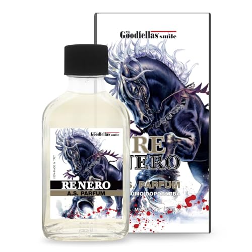 The Goodfellas' smile, RE NERO (Patchouly & Cedarwood) Aftershave Lotion, Refreshes & Tones, 100ml, Made In Italy
