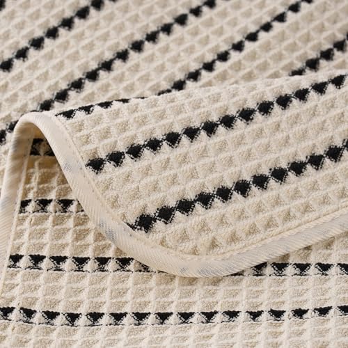 POLYTE Microfiber Waffle Wash Cloth 13x13 in | 4 Pack