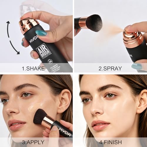 SPF 35 Airbrush Foundation Spray – Flawless Nude Makeup